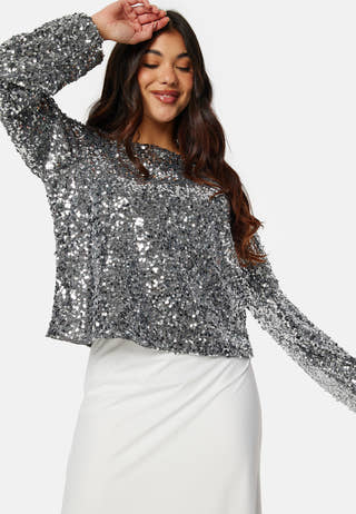 Vimagga L/S Sequins Top