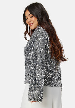 Vimagga L/S Sequins Top