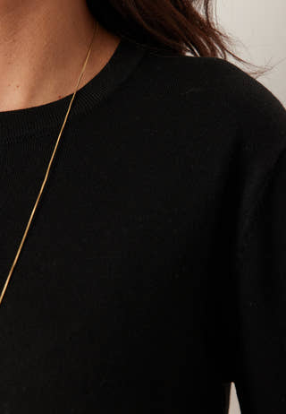 Vimalu O-neck 2/4 KNIT TOP