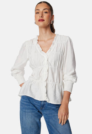 Viorpa L/S V-NECK TOP
