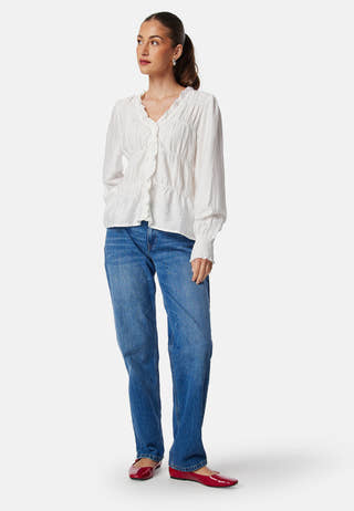 Viorpa L/S V-NECK TOP