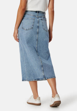 Vipia new High Waist midi denim skirt