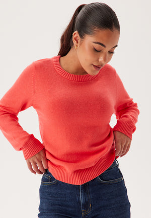 Viril O-neck L/S Knit Top