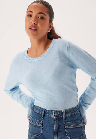 Viril O-neck L/S Knit Top