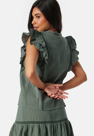 Vitovan S/S flounce top