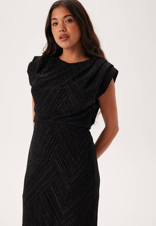 Vizoe O-neck S/L ANKLE DRESS A