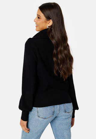Dalma LS Zip Knit Pullover