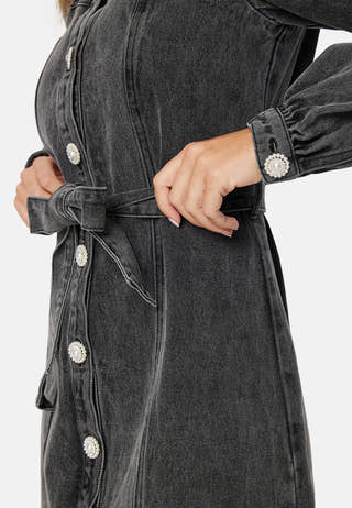 Karina Midi Denim Dress
