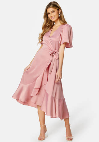 Thea 2/4 Midi Wrap Dress