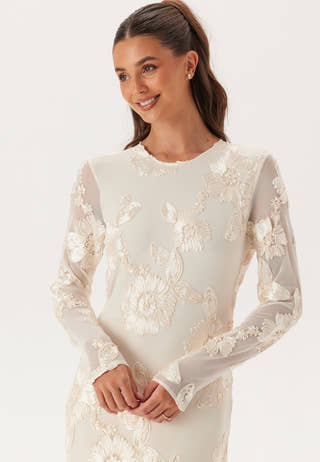 Yasfloree Ls Train Dress